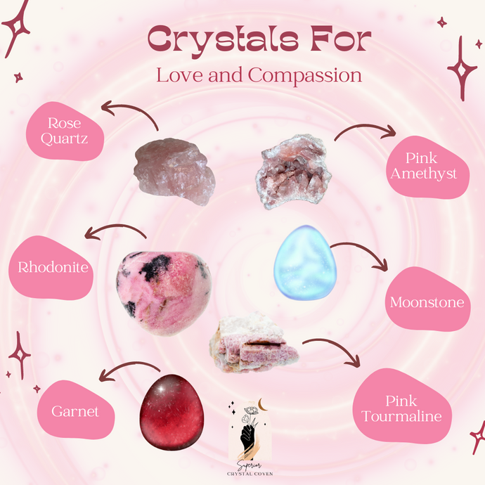 Crystals to Call in Love and Compassion