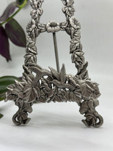 Load image into Gallery viewer, Vintage Pewter Hummingbird Easel
