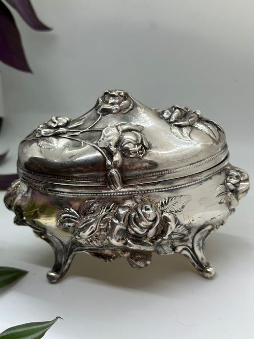 Vintage Art Nouveau Jewelry Casket