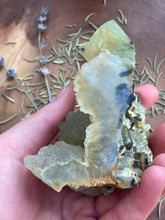 Load image into Gallery viewer, Large green Prehnite Tower
