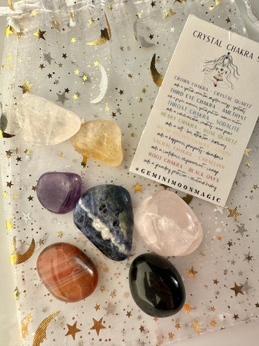 Chakra Crystal Tumble Set