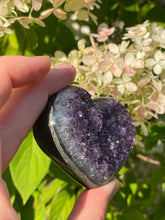 Load image into Gallery viewer, purple chunky Amethyst heart from Uruguay
