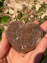 Load image into Gallery viewer, pink chunky Amethyst heart crystal
