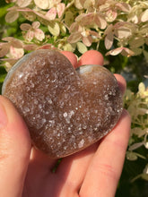 Load image into Gallery viewer, pink chunky Amethyst heart crystal
