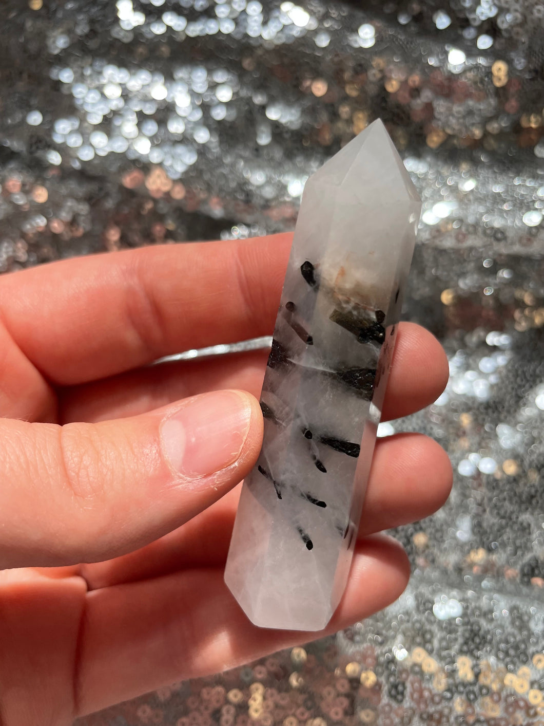 Tourmalinated Quartz Tower